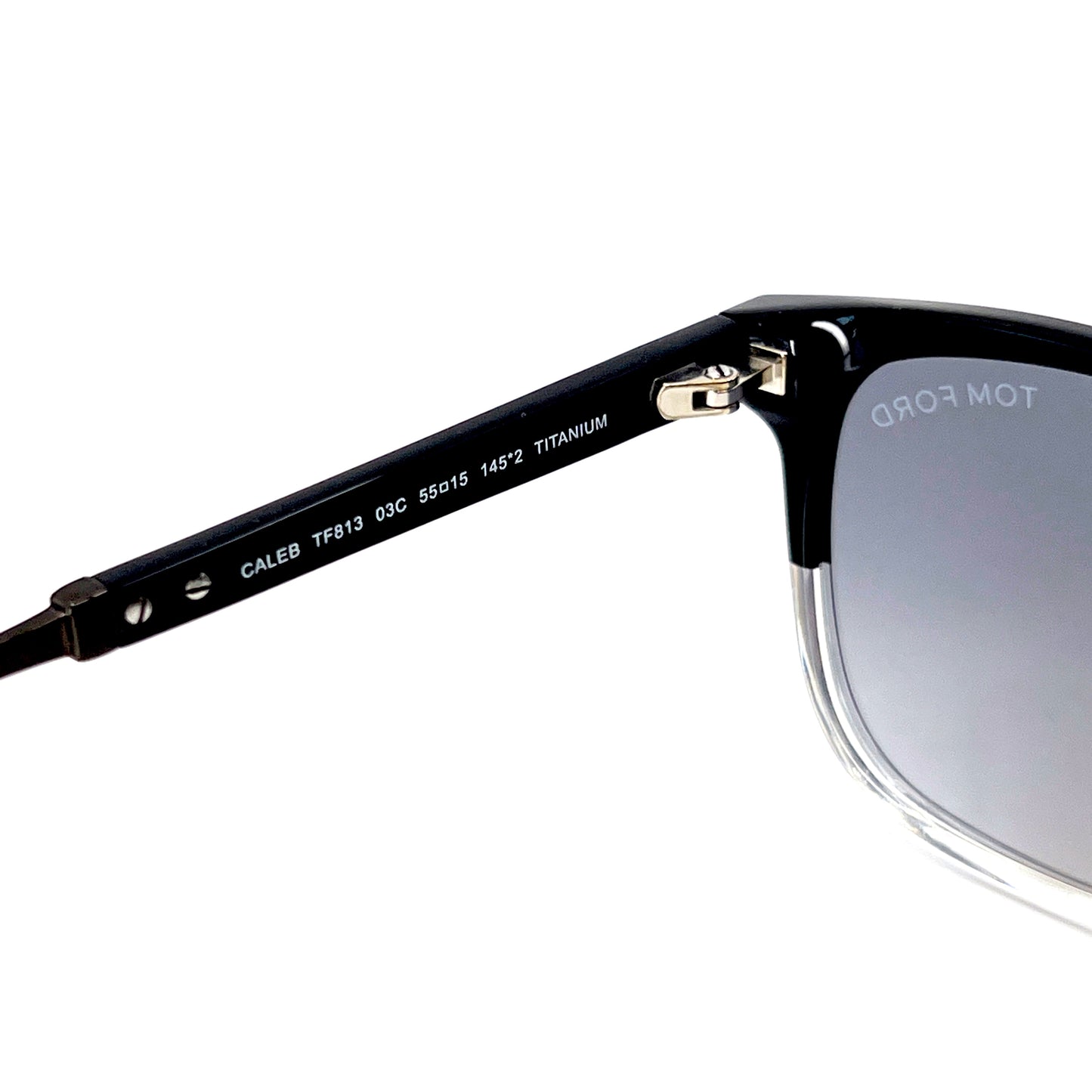 TOM FORD Caleb Sunglasses TF813 03C Titanium